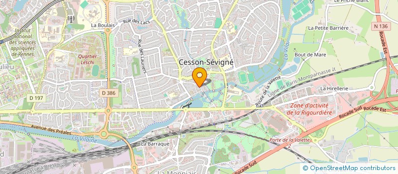 localisation de l'entreprise SOAZON-PHONE  CESSON-SEVIGNE