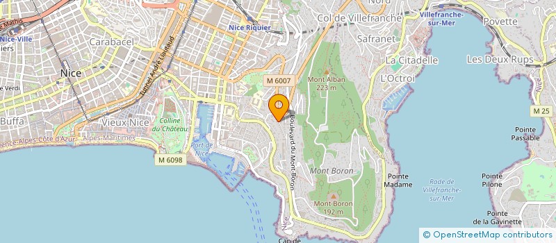 localisation de l'entreprise SOB PALMERAIE à NICE