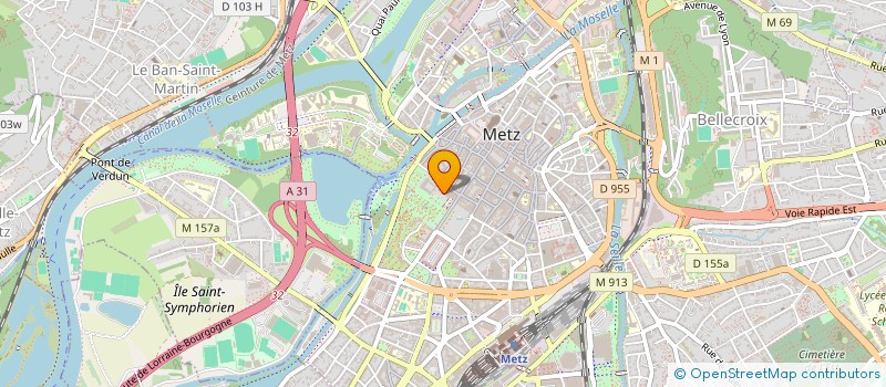 localisation de l'entreprise SOBA  METZ