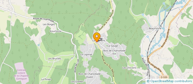 localisation de l'entreprise SOBA  CHANCELADE