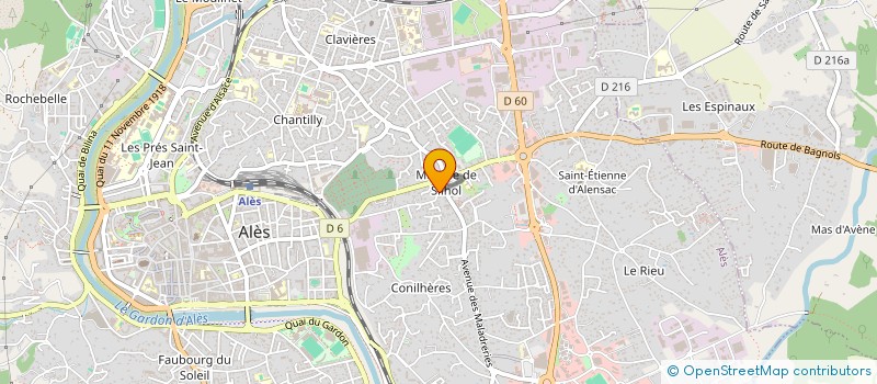 localisation de l'entreprise SOBA PEINT  ALES