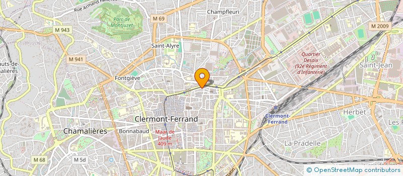 localisation de l'entreprise SOBACHA  CLERMONT-FERRAND