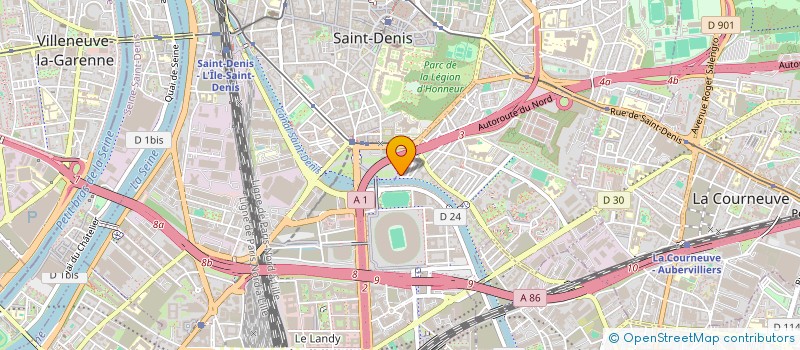 localisation de l'entreprise SOBACO à SAINT-DENIS