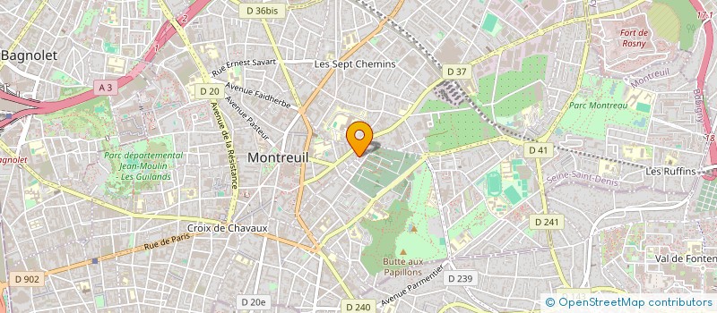 localisation de l'entreprise SOBADEC à MONTREUIL