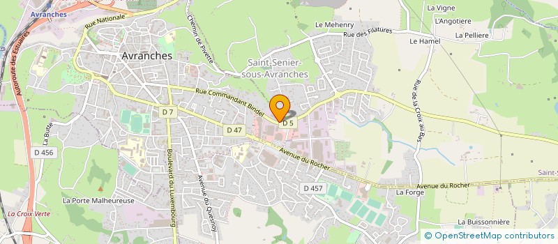 localisation de l'entreprise SOBAIE AUTOMOBILES  AVRANCHES