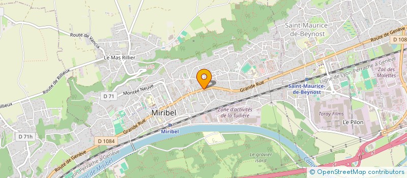 localisation de l'entreprise SOBAKA CHALLENGE à MIRIBEL