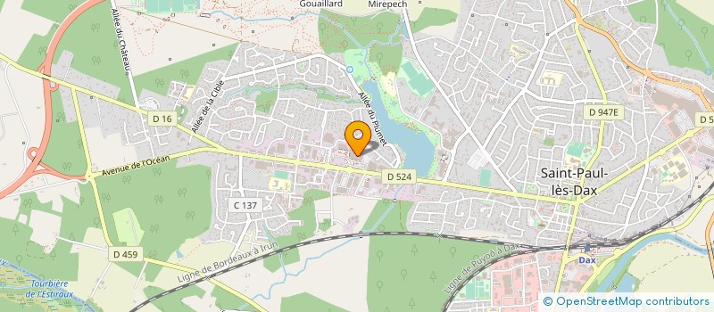localisation de l'entreprise SOBALARIC à SAINT-PAUL-LES-DAX
