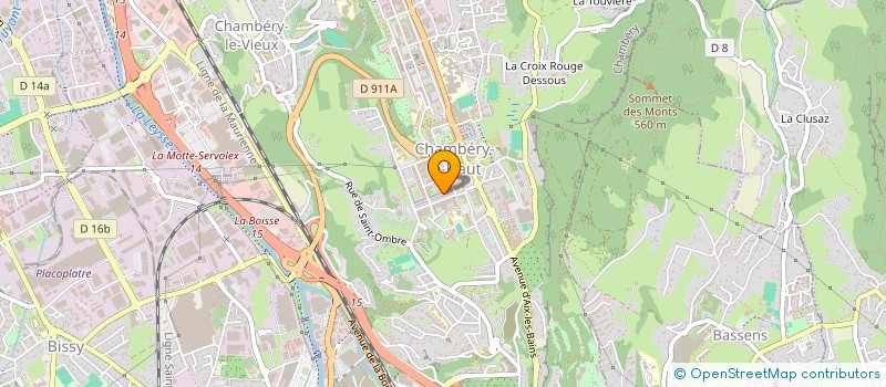 localisation de l'entreprise SOBALPES à CHAMBERY