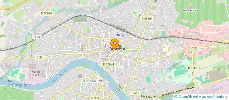 localisation de l'entreprise SOBAMA à LIMOGES