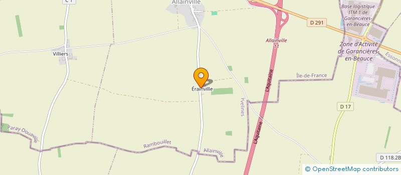 localisation de l'entreprise SOBANBEL  ALLAINVILLE