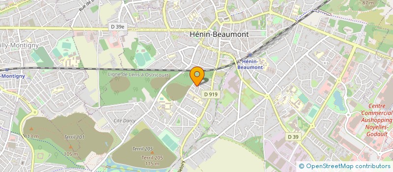 localisation de l'entreprise SOBANSKI MDS (MAINTENANCE DEPANNAGE SERVICE) à HENIN-BEAUMONT