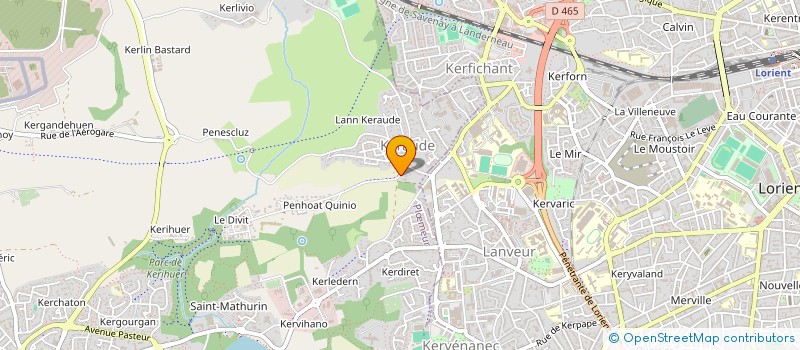 localisation de l'entreprise SOBAP à PLOEMEUR