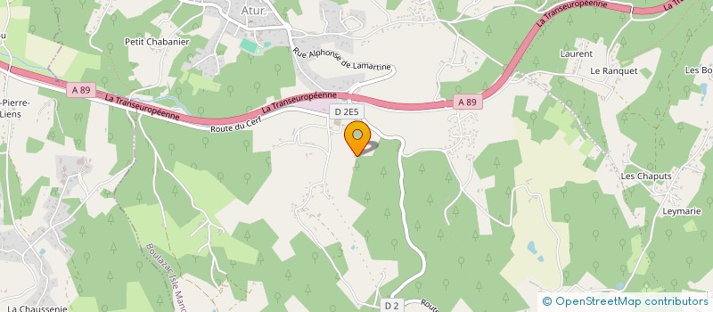 localisation de l'entreprise SOBAP à ATUR