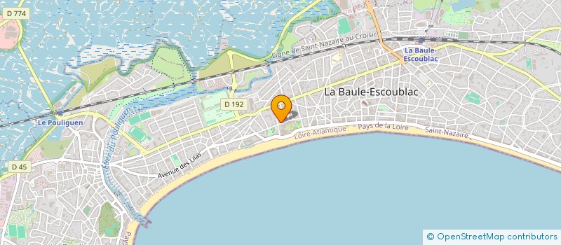 localisation de l'entreprise SOBAPI  LA BAULE-ESCOUBLAC