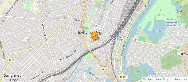 localisation de l'entreprise SOBAPI à JUVISY-SUR-ORGE