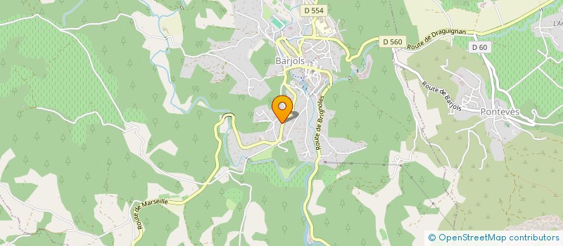 localisation de l'entreprise SOBARDIS à BARJOLS