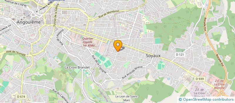 localisation de l'entreprise SOBARE à SOYAUX