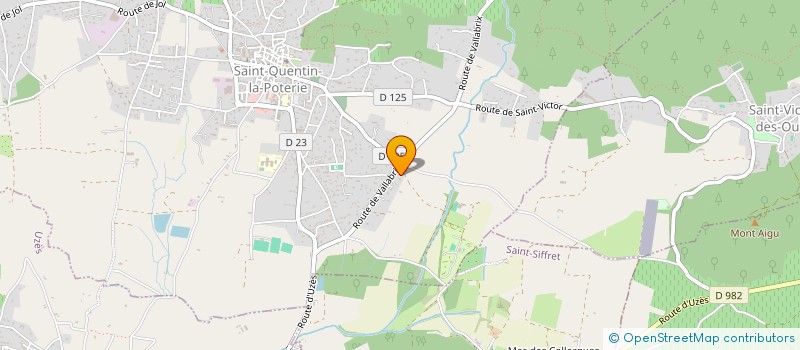 localisation de l'entreprise SOBARON  ARPAILLARGUES-ET-AUREILLAC