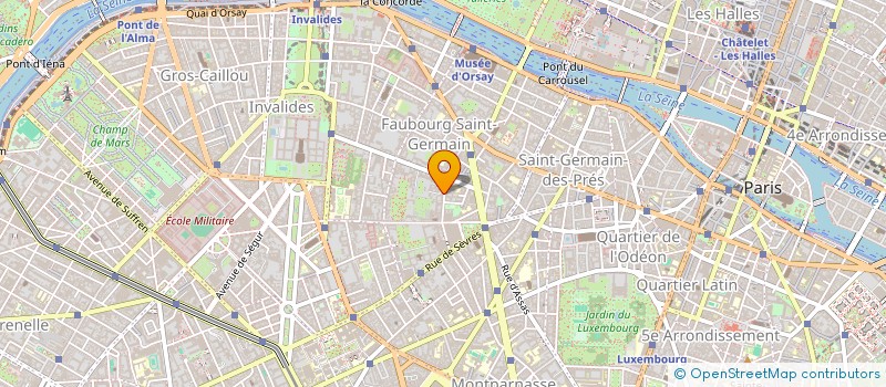 localisation de l'entreprise SOBAS PRODUCTIONS  PARIS