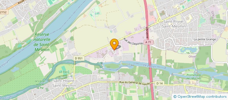 localisation de l'entreprise SOBAT à SAINT-PRYVE-SAINT-MESMIN