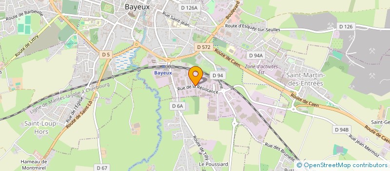 localisation de l'entreprise SOBAT  BAYEUX