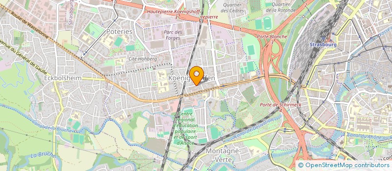 localisation de l'entreprise SOBAT à STRASBOURG