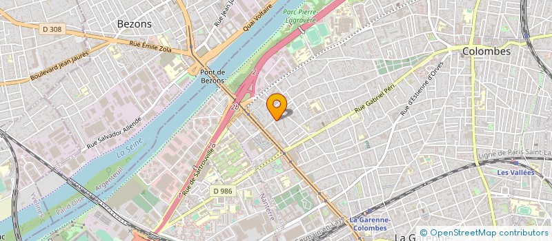 localisation de l'entreprise SOBATI  COLOMBES