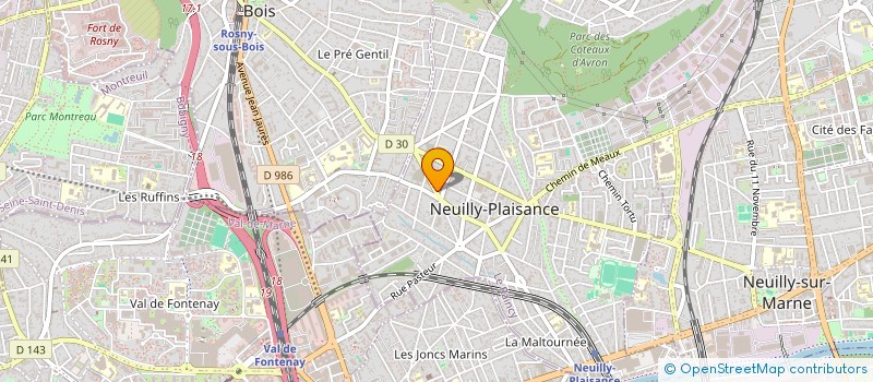 localisation de l'entreprise SOBATI  NEUILLY-PLAISANCE