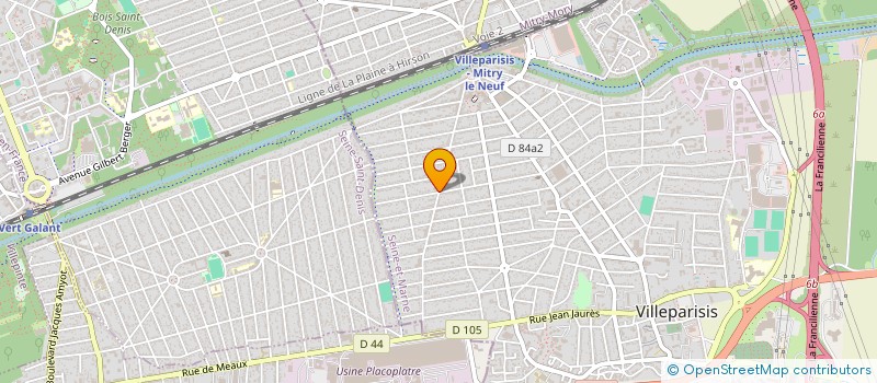 localisation de l'entreprise SOBATIM'S à VILLEPARISIS