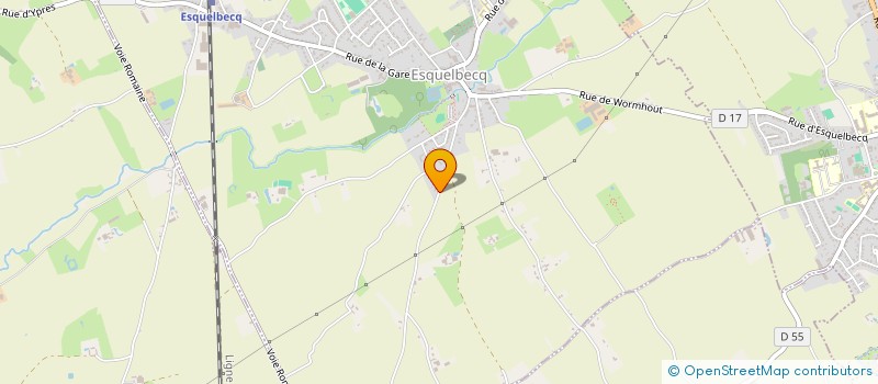 localisation de l'entreprise SOBAVER à ESQUELBECQ