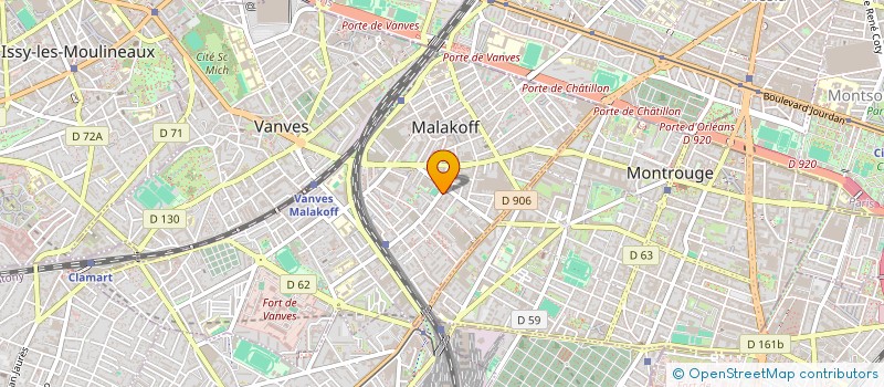 localisation de l'entreprise SOBD à MALAKOFF