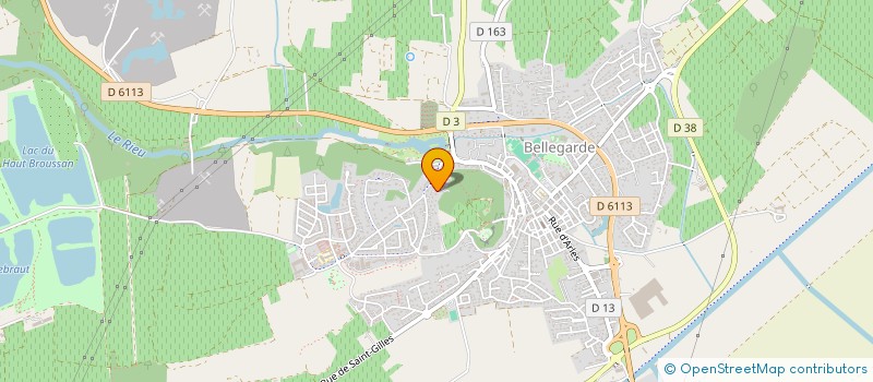 localisation de l'entreprise SOBEC à BELLEGARDE