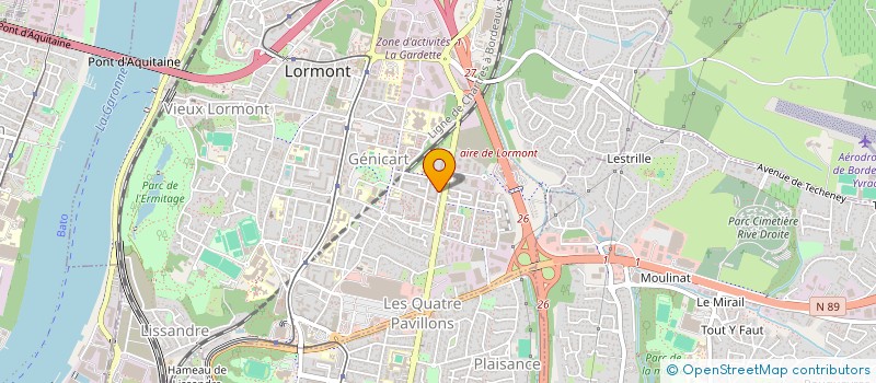 localisation de l'entreprise SOBEK  LORMONT