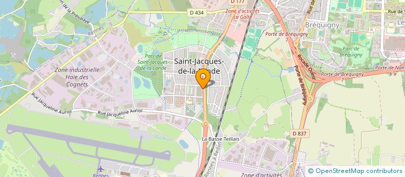 localisation de l'entreprise SOBEK  SAINT-JACQUES-DE-LA-LANDE