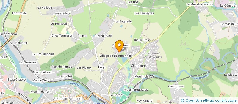 localisation de l'entreprise SOBEK HOLDING à AIXE-SUR-VIENNE