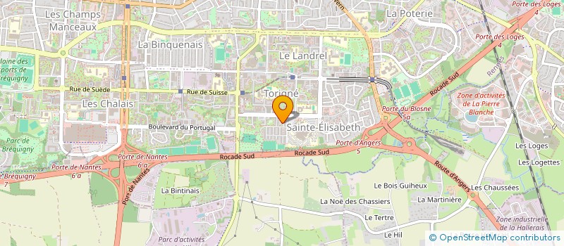 localisation de l'entreprise SOBEL  RENNES