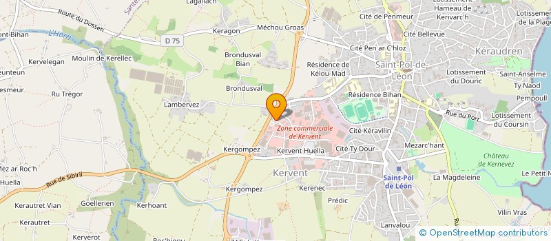 localisation de l'entreprise SOBELI à SAINT-POL-DE-LEON