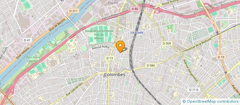 localisation de l'entreprise SOBELL à COLOMBES