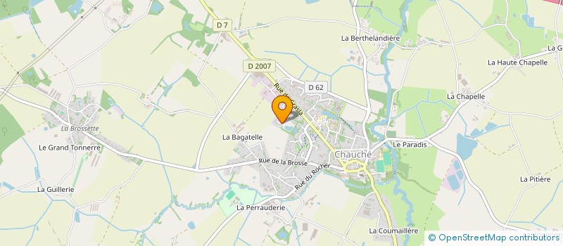 localisation de l'entreprise SOBELYA à CHAUCHE