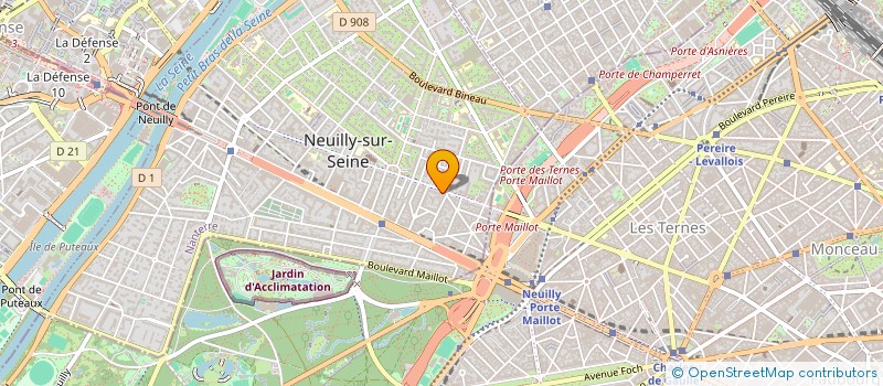 localisation de l'entreprise SOBEMA à NEUILLY-SUR-SEINE