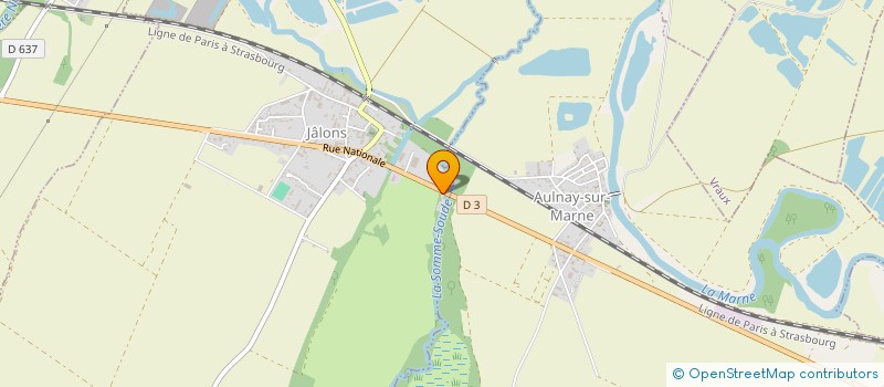 localisation de l'entreprise SOBEMAT  JALONS