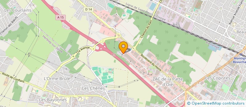 localisation de l'entreprise SOBEMETAUX à HERBLAY-SUR-SEINE