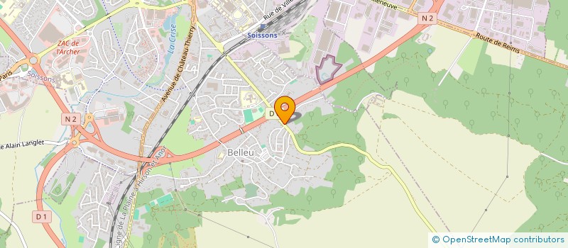 localisation de l'entreprise SOBEMKO  BELLEU