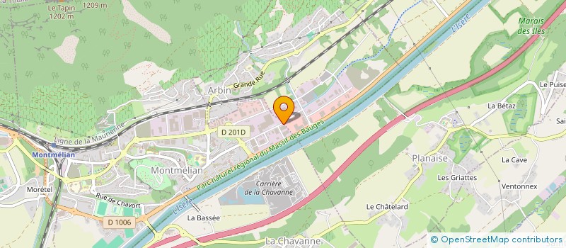 localisation de l'entreprise SOBEMO à MONTMELIAN