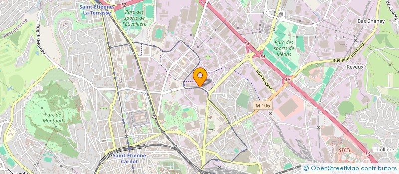 localisation de l'entreprise SOBEMO SA à SAINT-ETIENNE