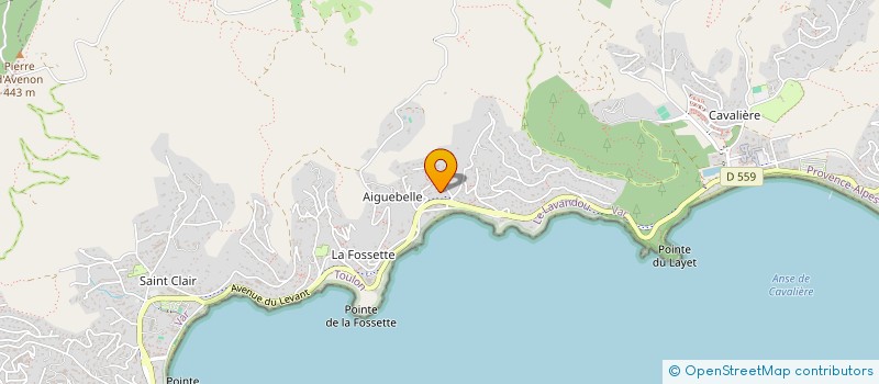 localisation de l'entreprise SOBEN à LE LAVANDOU