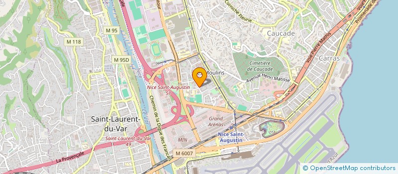 localisation de l'entreprise SOBER à NICE