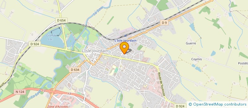 localisation de l'entreprise SOBERDIS SN à L'ISLE-JOURDAIN