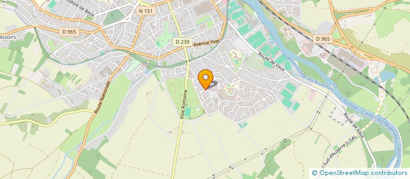 localisation de l'entreprise SOBI à AUXERRE