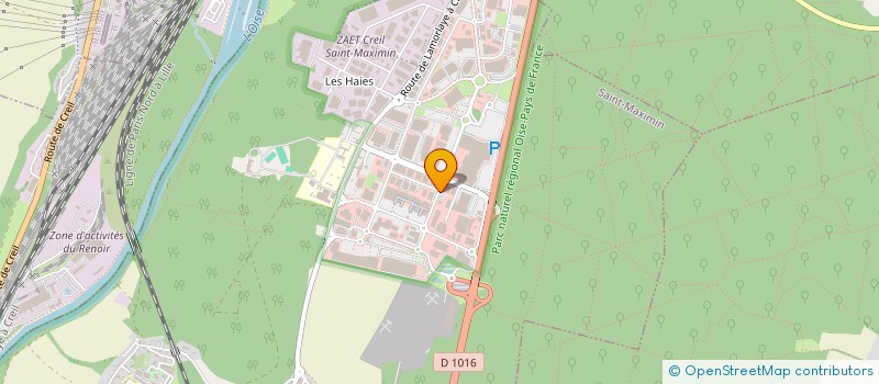 localisation de l'entreprise SOBI CASH CREIL à SAINT-MAXIMIN